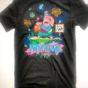 WOMENS NFL junk FOOD black SPONGEBOB X KING T SHIRT